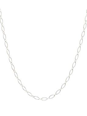 Tiffany silver 24” oval link necklace
